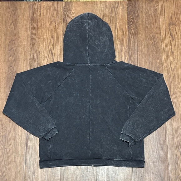 🔥🔥🔥SYNICAL Black Washed Hooded Jacket Size: Small🔥🔥🔥 - Picture 3 of 4